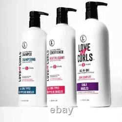 LUS Brands Love Ur Curls for Curly Hair Shampoo + Conditioner + Styler