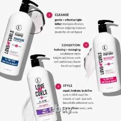 LUS Brands Love Ur Curls for Curly Hair Shampoo + Conditioner + Styler