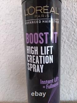 L'OREAL Boost It High Lift Creation Spray Instant Lift Strong Hold 5.3 oz HTF