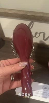 La Bonne Brosse N. 03 boar bristle Brand New. The Shine & Care Hair Brush. Red