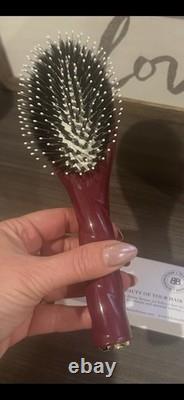 La Bonne Brosse N. 03 boar bristle Brand New. The Shine & Care Hair Brush. Red