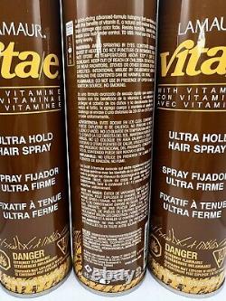 Lamaur Vita E Spray 10.5 oz Ultra Hold Hairspray Zotos New Pack Of 3