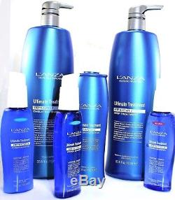 Lanza Ultimate Treatment step 1,2,2a strength, 3, power protector, 2a moisture 2a v