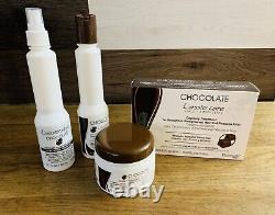 Lassio Style Chocolate Sleek Shampoo, Treatment, Straightening Spray & Hair Shot