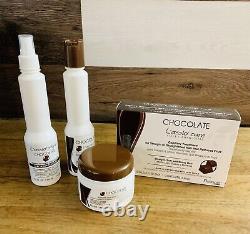 Lassio Style Chocolate Sleek Shampoo, Treatment, Straightening Spray & Hair Shot