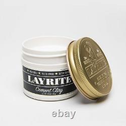 Layrite Cement Hold Pomade Super Hair Styling haircare Product 4oz Gel