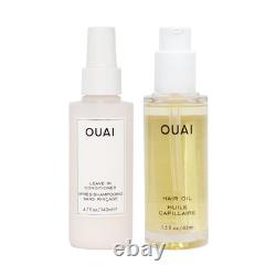 Leave-In Conditioner + Hair Oil Bundle Hair Styling Products for Frizz Control