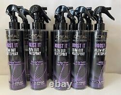 Loreal Advanced Hairstyle Boost It Blow Out Heatspray 5.7 oz X 10 Bottles