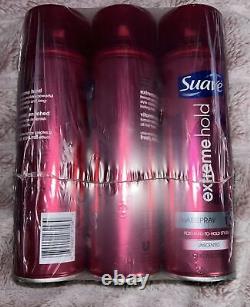 Lot 10 Suave EXTREME HOLD # 10 Hairspray UNSCENTED For Hard To Hold Styles Cap