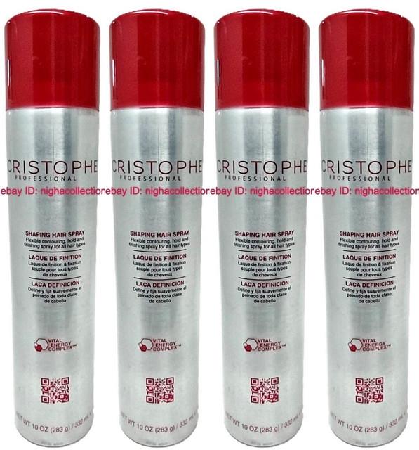 (lot 12) Cristophe Professional Shaping Hair Spray. 10 Fl Oz Brand New
