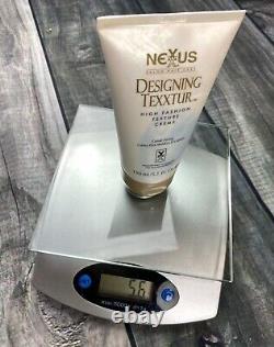 Lot 3 Nexxus Designing Texxtur Cream 5.1 oz Tubes READ Texture Styling Hair
