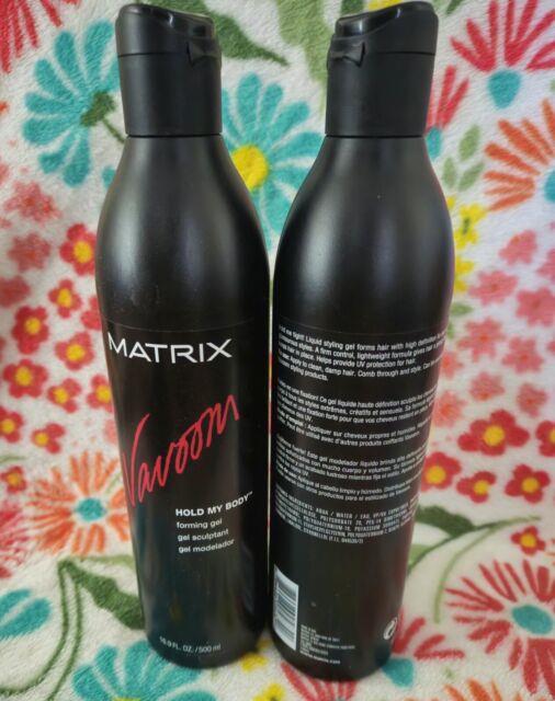 Lot Of 2 Matrix Vavoom Hold My Body Forming Gel For Hair 16.9oz