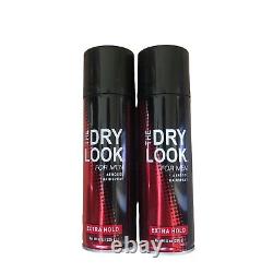 Lot Of 2 New The Dry Look For Men Aerosol Hairspray (2 pack) Extra Hold 8 oz