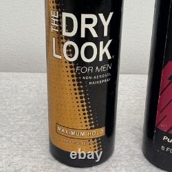 Lot Of 2 VTG 8 Oz. The Dry Look Non Aerosol Hairspray Bottles 90-04 Movie Props