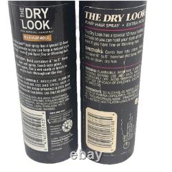 Lot Of 2 VTG 8 Oz. The Dry Look Non Aerosol Hairspray Bottles 90-04 Movie Props