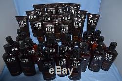 Lot Of 34 American Crew Styling Gels, Shammpoos & Conditioners