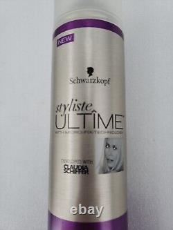 Lot Of 4 Schwarzkopf Styliste Ultime Biotin+ Volume & Texture Hair Spray 10 OZ