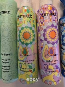 Lot Of Amika Products Plus Size Un. Done Hydro Rush Fluxus The Kure