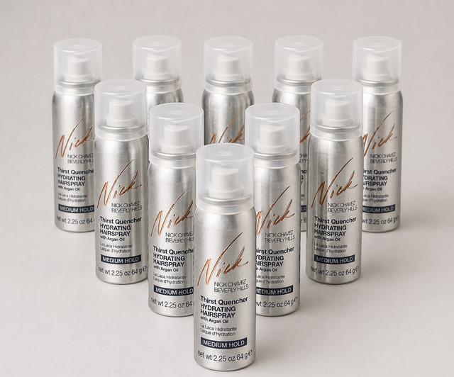 Lot Of 10 Nick Chavez Thirst Quencher Hairspray 2.25oz X10 Medium Hold New