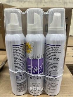 Lot of 12 Condition 3-in-1 Maximum Hold Mousse With Sunscreen 6 oz each Read