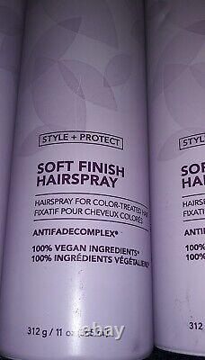 Lot of 12 Pureology Style + Protect Soft Finish Hair Spray, 11 oz Large Size