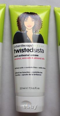 Lot of 24 Urban Therapy TWISTED SISTA Curl Activator Creme 7.5 fl oz Defines