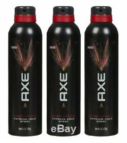 Lot of 3 Axe Spiked Up Look Extreme Hold Spray 6 oz DISCONTINUED HTF Rare