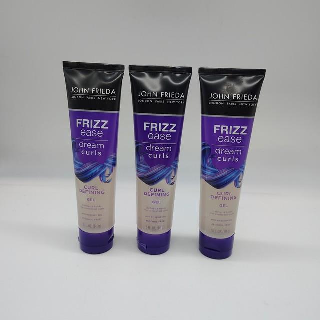Lot Of 3 John Frieda Frizz Ease Dream Curls Curl Defining Gel 5oz Rosehip Oil