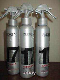 Lot of 3 Redken Curl Force 17 Texturizing Spray Gel 5 oz