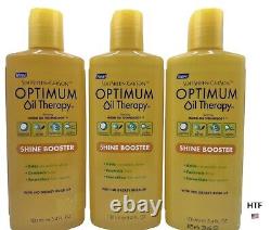 Lot of 3 SoftSheen-Carson Optimum Oil Therapy Shine Booster 3.4 oz