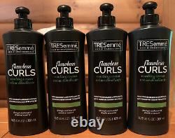 Lot of (4) Tresemme Flawless Curls Combing Cream 10.2 fl. Oz. Detangle nourish