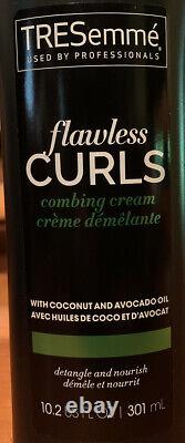 Lot of (4) Tresemme Flawless Curls Combing Cream 10.2 fl. Oz. Detangle nourish