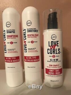 Lus Brand Love ur Curls Shampoo Conditioner & All-in-one KINKY-COILY hair