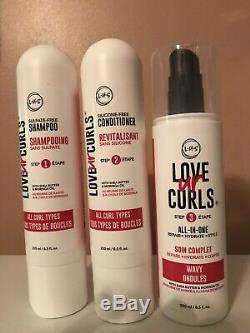 Lus Brand Love ur Curls Shampoo Conditioner & All-in-one WAVY hair WAVES FAST