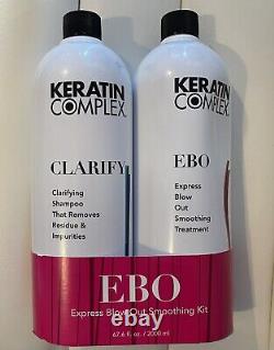 MSRP 499.00 Keratin Complex Blowout Smoothing Treatment 33.8oz SEALED COMBO
