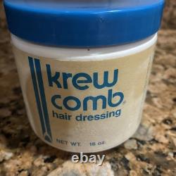 Master Krew Comb EXTRA SUPER HOLD Hair Styling Prep 16 ounces HTF see pics