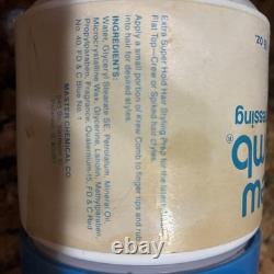 Master Krew Comb EXTRA SUPER HOLD Hair Styling Prep 16 ounces HTF see pics