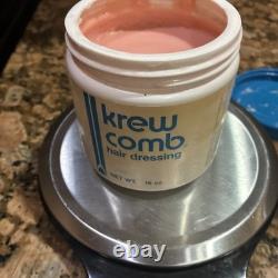 Master Krew Comb EXTRA SUPER HOLD Hair Styling Prep 16 ounces HTF see pics