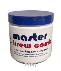 Master Krew Comb Extra Super Hold Hair Styling Prep/16oz