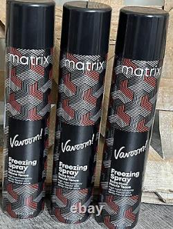 Matrix VAVOOM Freezing Spray 15 oz (NEW / 3 Packs / Size up) EXTRA HOLD