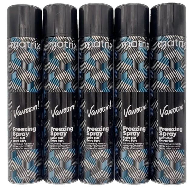 Matrix Vavoom Freezing Spray Extra Full Volumizing Hairspray 14.9oz, Pack Of 5