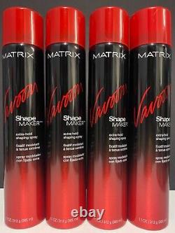 Matrix Vavoom Shape Maker Extra-Hold Shaping Spray 4 PACK / 11 OZ Each