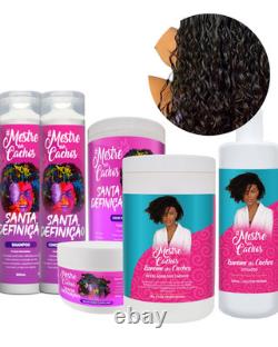 Mestre dos Cachos Tsunami Kit Brazilian Curl Loosening & Definition Treatment