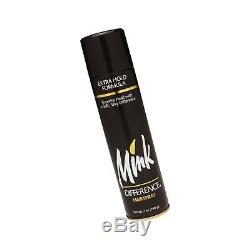 Mink Difference Hair Spray Extra Hold Formula 7 Oz (Pack of 12)