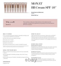 Monat BB Cream-MONAT BB Cream SPF 40T Cream Medium Shades Bundle