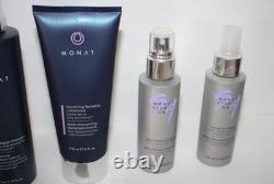 Monat Hair Care Assorted Products Lot Of 12 New Open Box Shampoo Spray Others