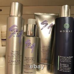 Monat Hair Products Lot of 8 pc shampoo, styling, conditioner, Original Products