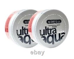 Morfose Ultra Aqua Hair Wax Strawberry-Scented 175 ml (Red) Pack of 2