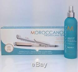 MoroccanOil Travel-Format Styling Iron with Heat Styling Protection Spray