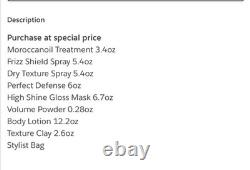 Moroccan Oil Stylist Bag Holiday 2025 8 Full Size Products Included